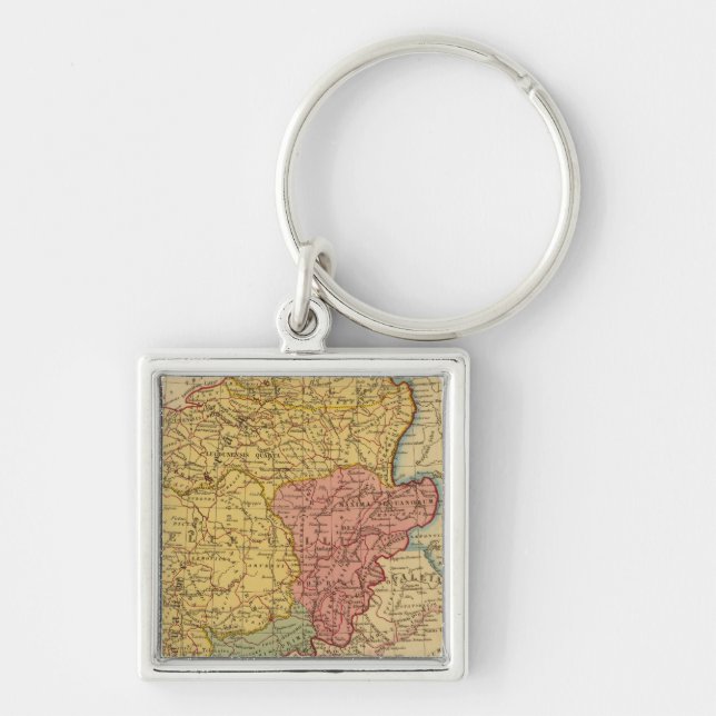 Chaveiro Mapa de Gália (Frente)