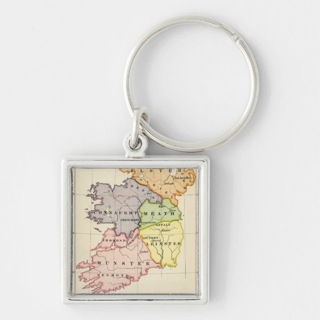 Chaveiro Mapa de Ireland (Frente)