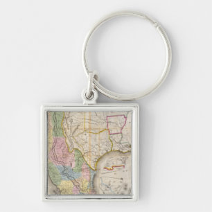 Chaveiro Mapa de los Estados Unidos da América