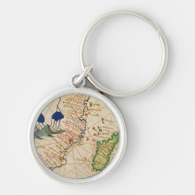 Chaveiro Mapa de Madagascar (Frente)