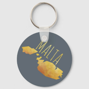 Chaveiro Mapa de Malta