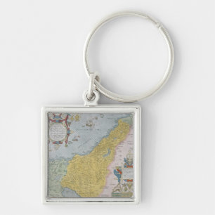 Chaveiro Mapa de Palestina
