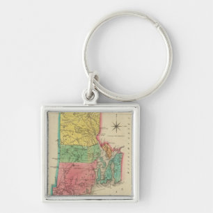 Chaveiro Mapa De Rhode Island