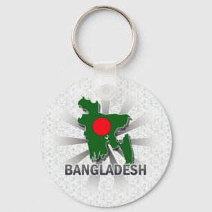 Chaveiro Mapa de Sinalizador de Bangladesh 2.0