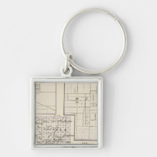 Chaveiro Mapa de Stark e da parte oeste de Marshall