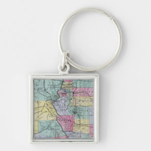 Chaveiro Mapa de Thayer do Colorado