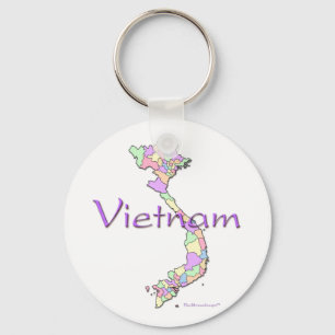 Chaveiro Mapa de Vietnam