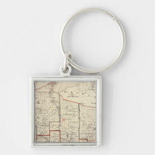 Chaveiro Mapa de Wisconsin