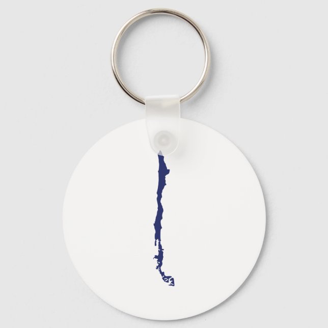 Chaveiro Mapa do Chile (Frente)