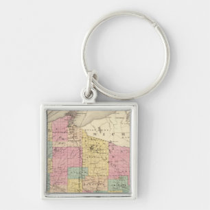 Chaveiro Mapa do Estado de Wisconsin