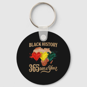 Chaveiro Mapa do Mês da História Negra 365 Dias Afro Americ