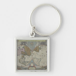 Chaveiro Mapa do mundo 16