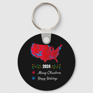 Chaveiro Mapa Eleitoral 2024 Feliz Natal Trump Nova Presi