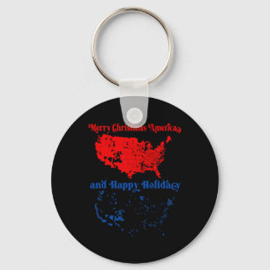 Chaveiro Mapa Eleitoral 2024 Merry Christmas Trump Landslid