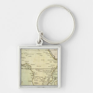 Chaveiro Mapa físico da África