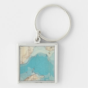 Chaveiro Mapa hidrográfico Lago Mendota