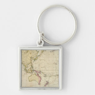 Chaveiro Mapa histórico do gráfico geral