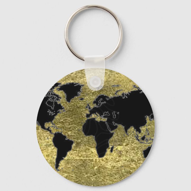 Chaveiro Mapa Mundial (Frente)