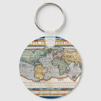 Chaveiro Mapa Mundial do Século XVI