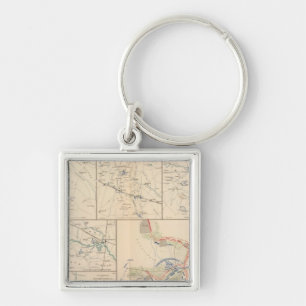 Chaveiro Mapas da campanha Savannah Goldsborough
