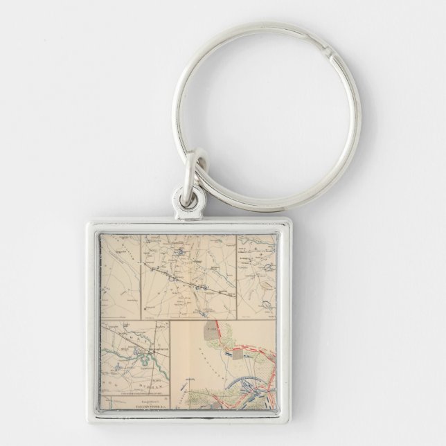 Chaveiro Mapas da campanha Savannah Goldsborough (Frente)
