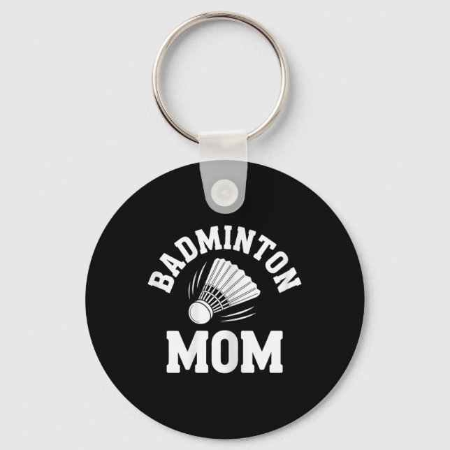 Chaveiro Máquina de Badminton Mãe Divertida Badminton  (Frente)