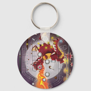 Chaveiro Máquina de pinball do dragão