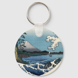 Chaveiro Mar de Satta na província de Suruga, Hiroshige