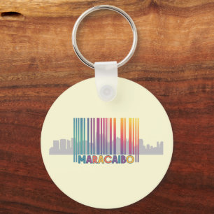 Chaveiro Maracaibo City Barcode Art Latin Pride