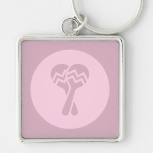 Chaveiro Maracas Music Shakers Arte COR PERSONALIZADA