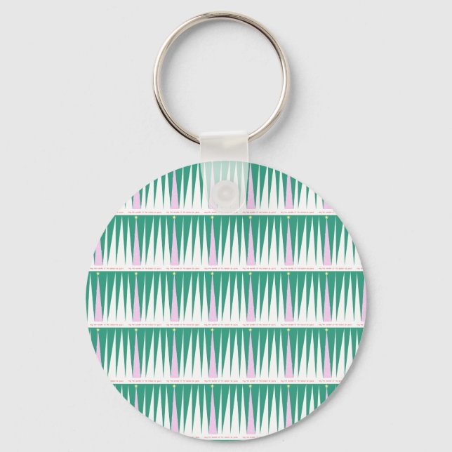 Chaveiro Maravilha da Árvore de Natal da temporada (Frente)