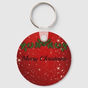 Chaveiro Maravilhoso Natal Red Sparkly