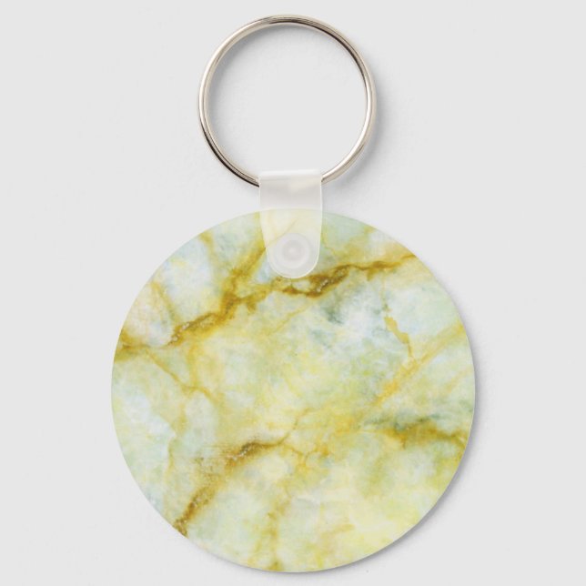 Chaveiro Marble com Threads Amarelos (Frente)