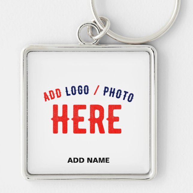 CHAVEIRO MARCA VERIFICADA BRANCA MODERNA PERSONALIZÁVEL (Frente)