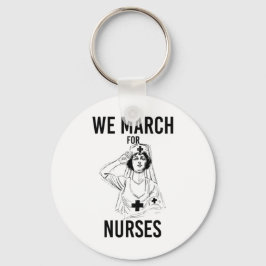 Chaveiro Marchemos por Enfermeiras - Enfermeira Vintage