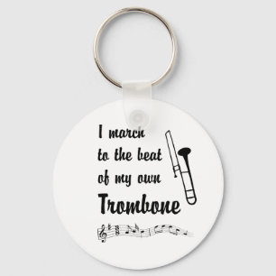 Chaveiro Março à batida: Trombone