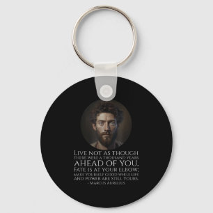 Chaveiro Marcus Aurelius Stoicismo - Filosofia Estática Rom