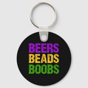 Chaveiro Mardi Gras Beers Engraçadas Miçangas Vêm Tchau Div