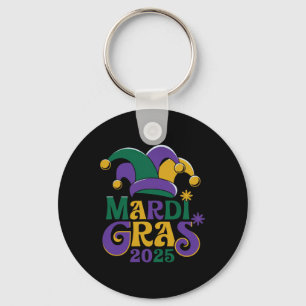 Chaveiro Mardi Gras Bonita Diversão 2025