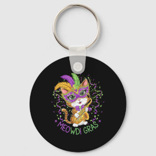 Chaveiro Mardi Gras Cat Lovers