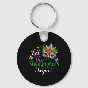 Chaveiro Mardi Gras Costume Deixa Os Shenanigans Começarem