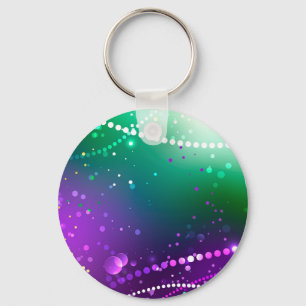 Chaveiro Mardi Gras Festivo Purple Background