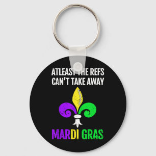Chaveiro Mardi Gras New Orleans Engraçada Pé-De-Foto