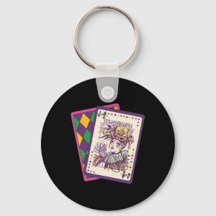 Chaveiro Mardi Gras Tarot Card Louisiana Mardi Gras Q