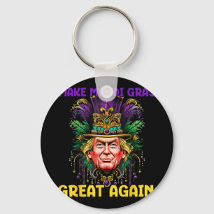 Chaveiro Mardi Gras Trump 2025 Engraçado Torne Excelente Ma