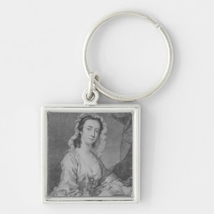 Chaveiro Margaret Woffington, gravado pelo júnior de John