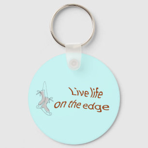 Chaveiro margem do skate de gelo