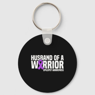 Chaveiro Marido de um Guerreiro Roxo Epilepsia Awaren