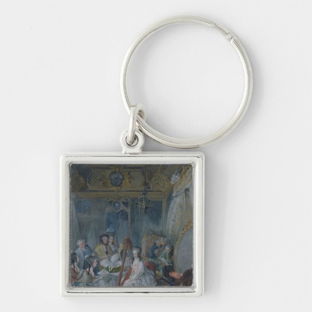Chaveiro Marie Antoinette em sua câmara em Versalhes (Frente)