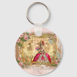 Chaveiro Marie Antoinette Versailles Partido Rosa